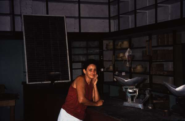 photo of Cuba, Cuban woman in state shop