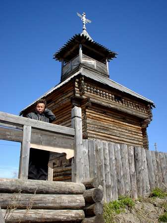 photo of Northern Siberia, Salekhard, wooden church