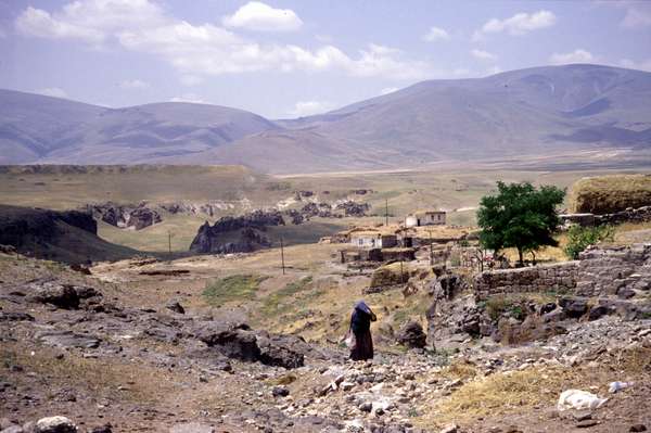 photo of Turkey, around Kars, village and mountains