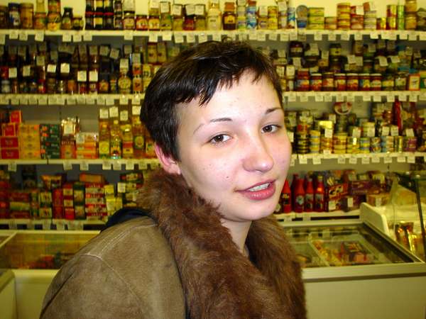 photo of Russia, Vorkuta, Russian girl in grocery store