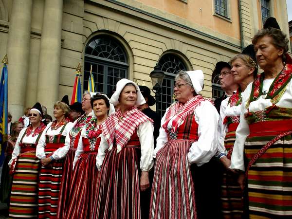 PHOTO of Sweden, Stockholm, Stortorget Gamla Stan, celebration of